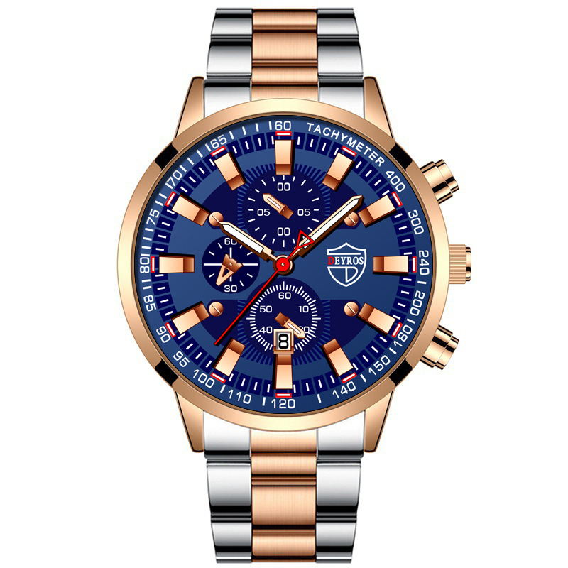 Stainless Steel Luminous Quartz Wristwatch For Men - Image 8