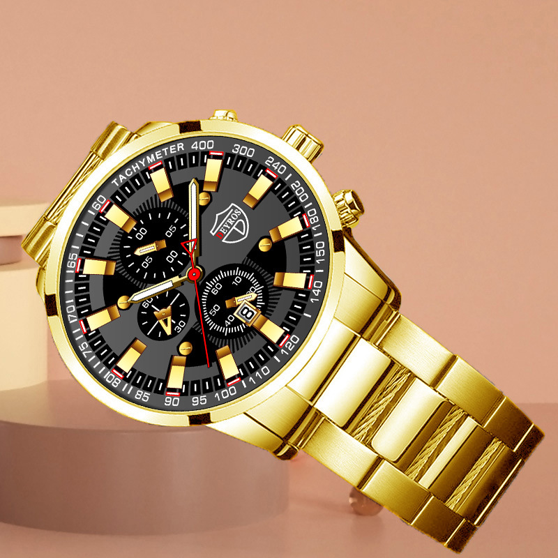 Stainless Steel Luminous Quartz Wristwatch For Men - Image 6
