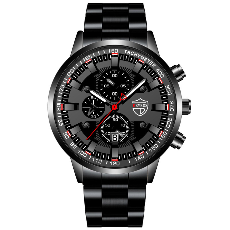 Stainless Steel Luminous Quartz Wristwatch For Men - Image 4