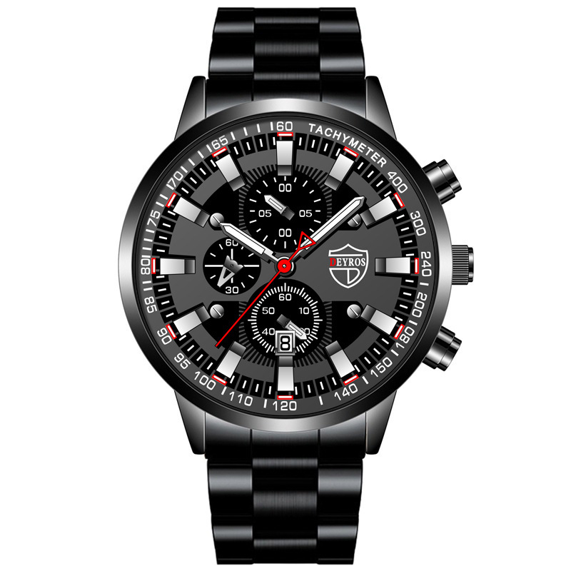 Stainless Steel Luminous Quartz Wristwatch For Men - Image 10
