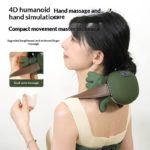 Trapezius Massager for Shoulders and Neck - Cervical Spine Relief Device with Electric Kneading Function for Home Use