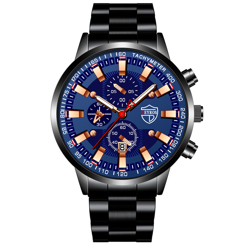 Stainless Steel Luminous Quartz Wristwatch For Men - Image 5