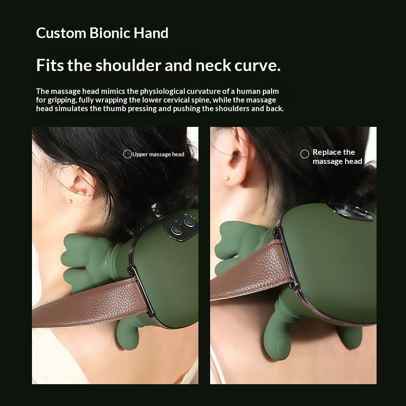 Trapezius Massager for Shoulders and Neck - Cervical Spine Relief Device with Electric Kneading Function for Home Use - Image 8