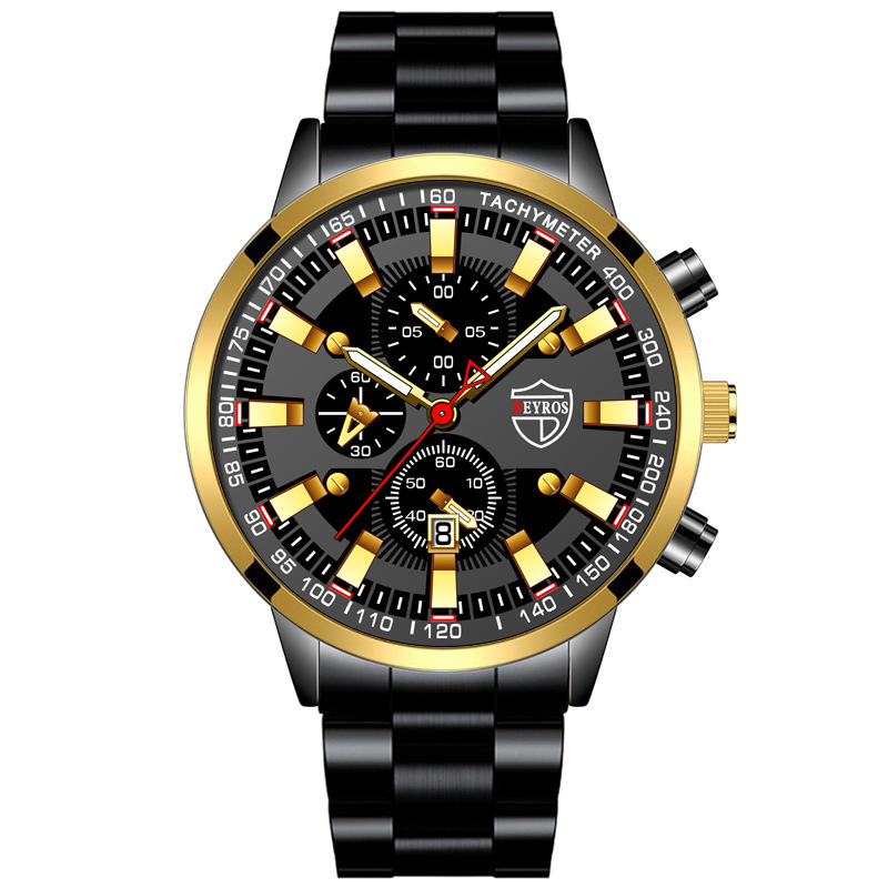 Stainless Steel Luminous Quartz Wristwatch For Men - Image 9